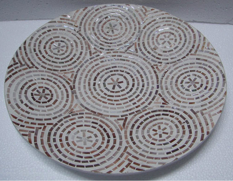 HT5106 Mother of pearl inlay tray