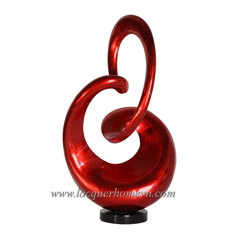 HT3605  Vietnam metallic lacquer sculpture