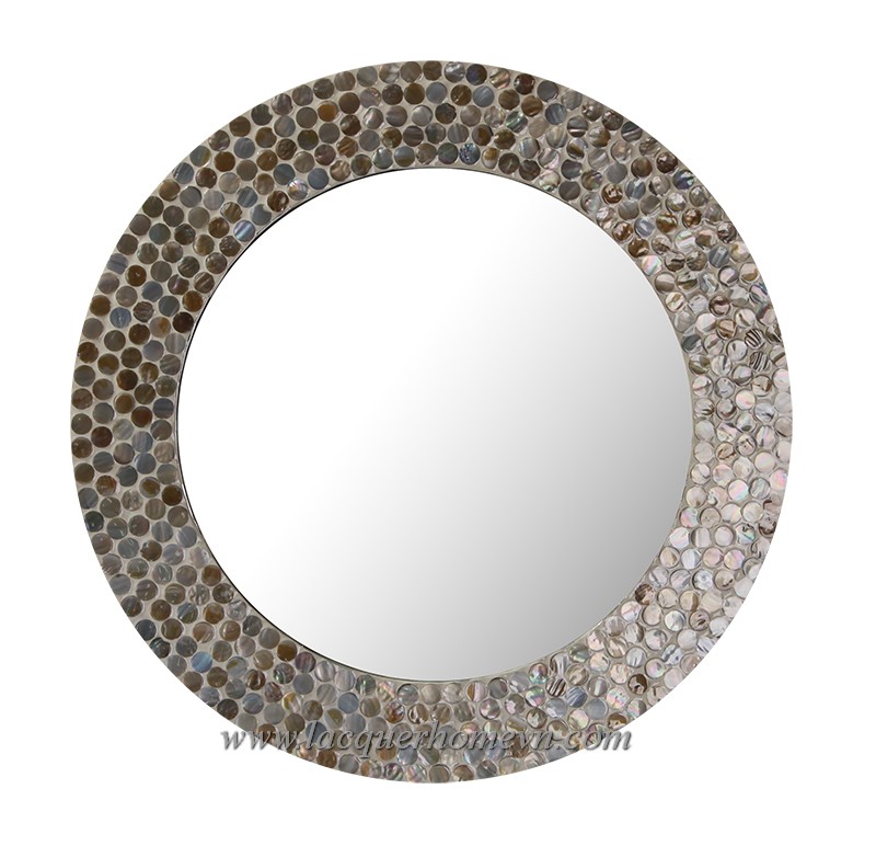 Lacquer Mother Of Pearl Mirror Ha, Round Mother Of Pearl Mirror