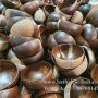 Handcarved coconut bowl in high quality