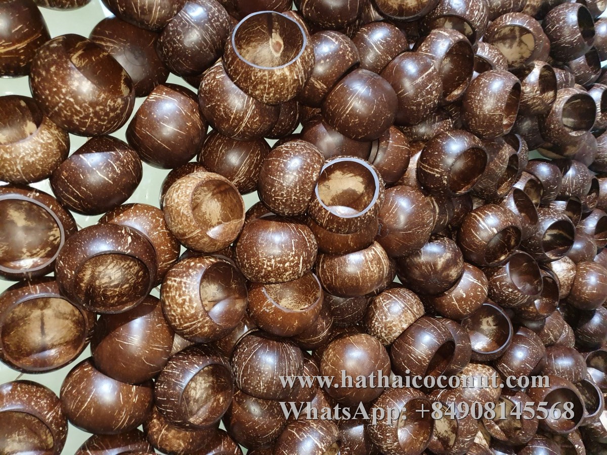 Vietnam coconut cup in glossy